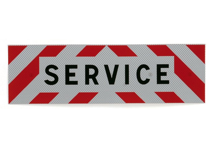 PLAQUE SERVICE ADHESIF